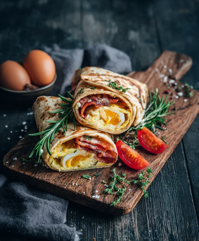 Ei-Frühstückswrap: Energiegeladener Start!