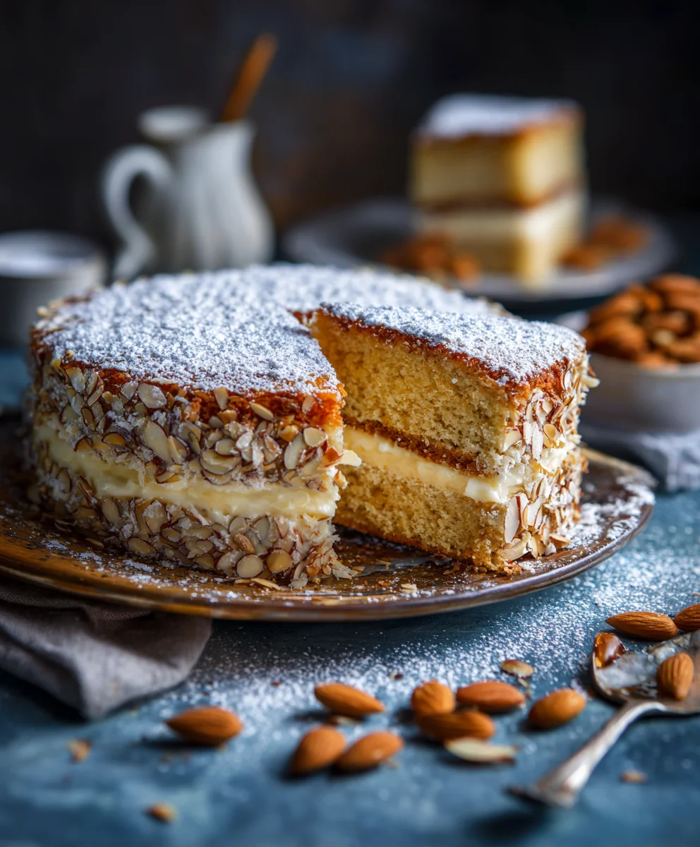 Saftige Schwedische Mandeltorte: Einfaches & leckeres Rezept