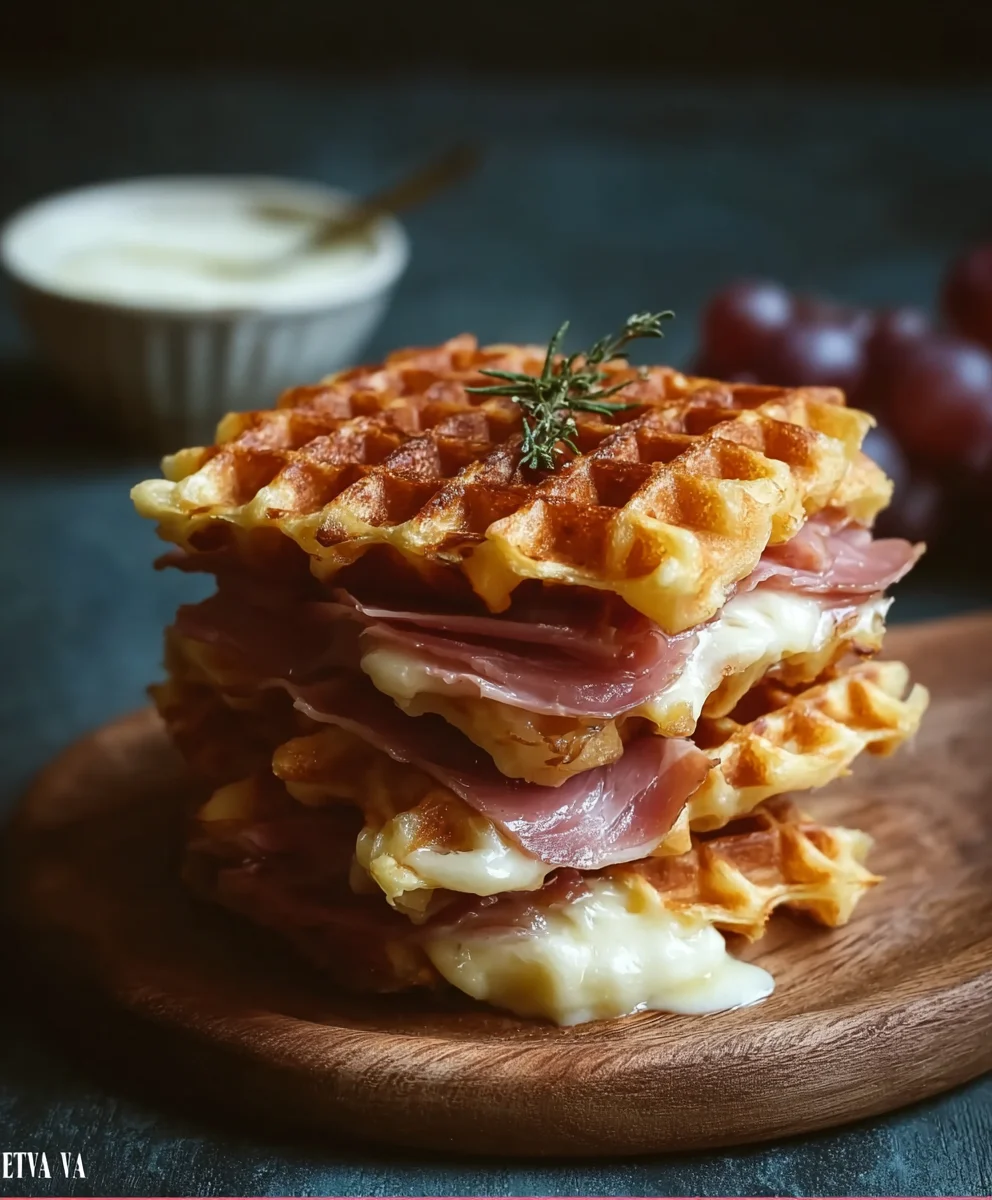 Herzhafte Rinderwaffeln mit Käse – Einfach genießen!