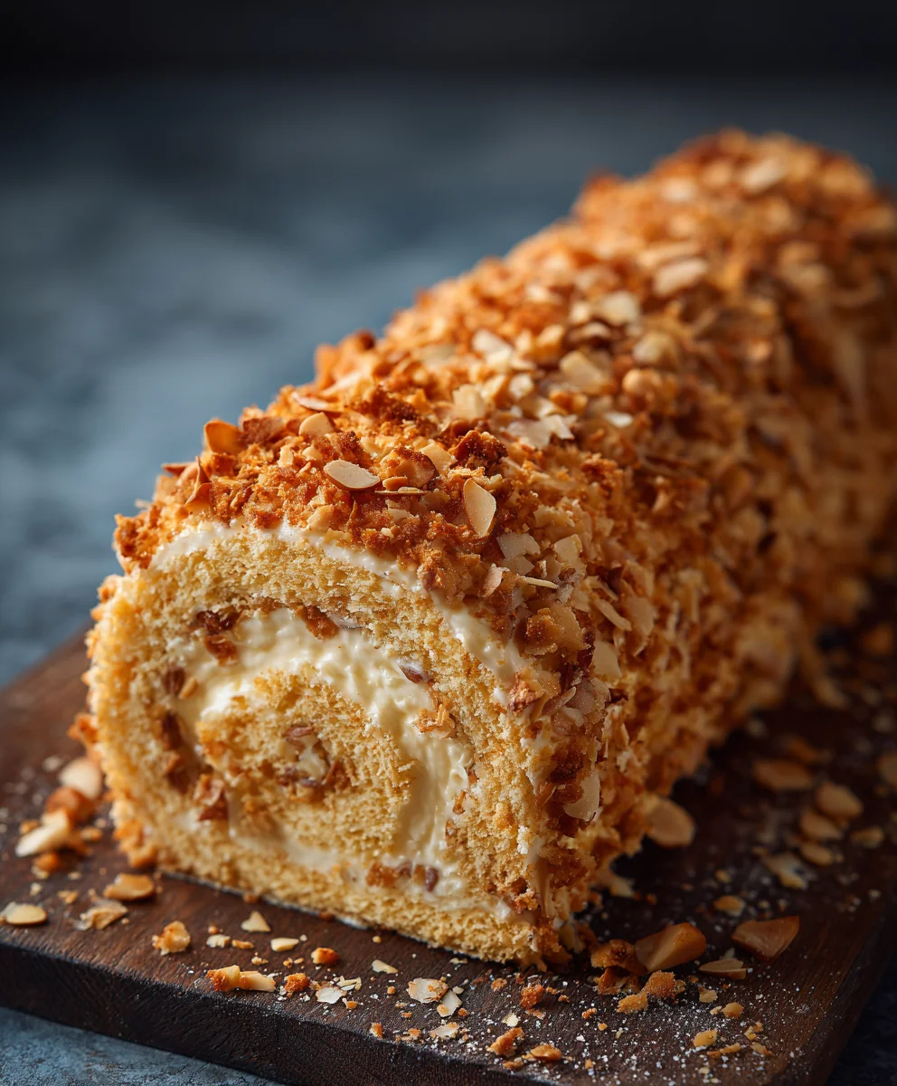 Bienenstich Biskuitrolle: Saftig & köstlich!