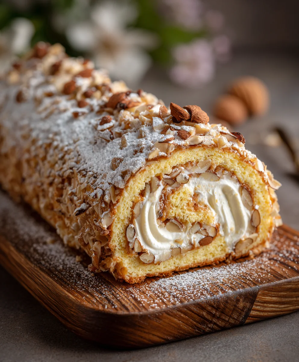 Bienenstich Biskuitrolle: Saftig & köstlich!