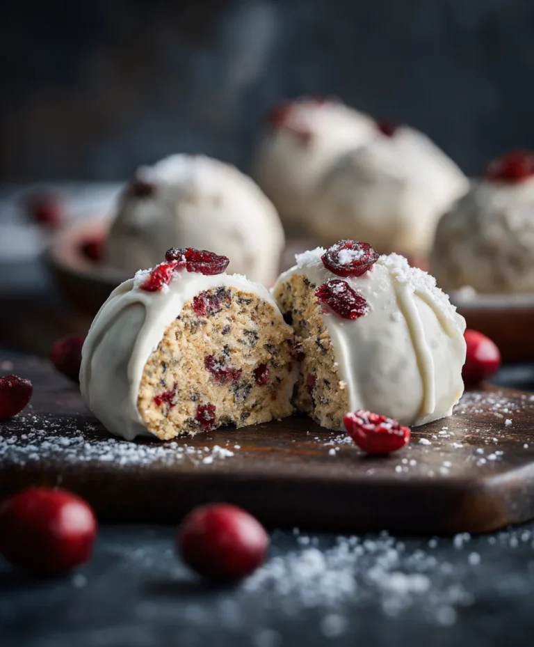 Stollenkonfekt mit Quark: Cranberry-Genuss ohne Alkohol