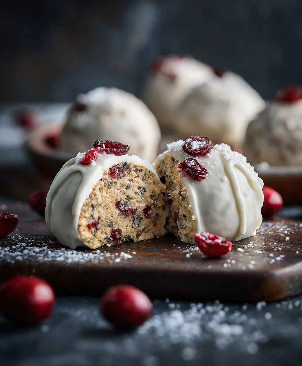 Stollenkonfekt mit Quark: Cranberry-Genuss ohne Alkohol