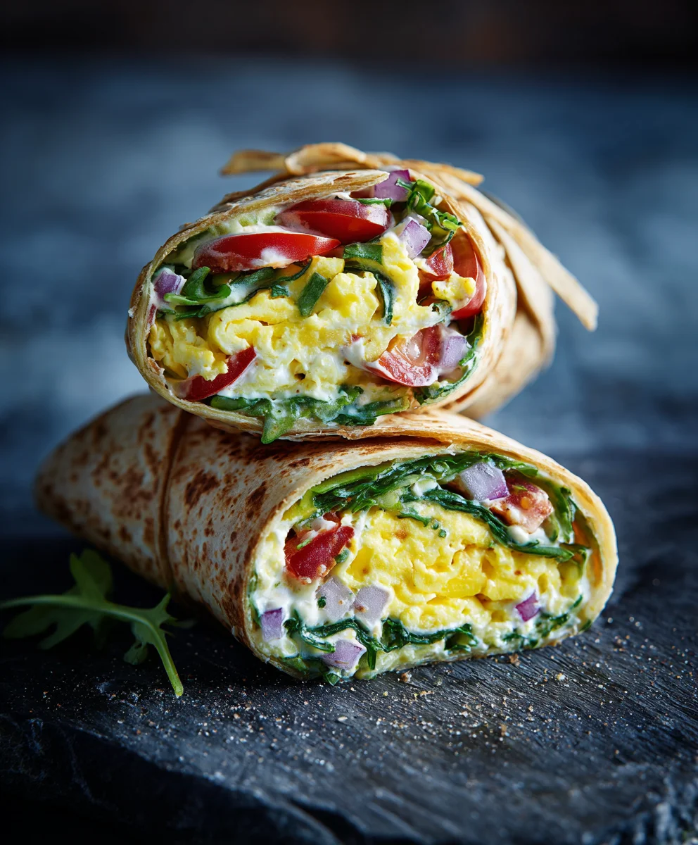 Ei-Frühstückswrap: Energiegeladener Start!