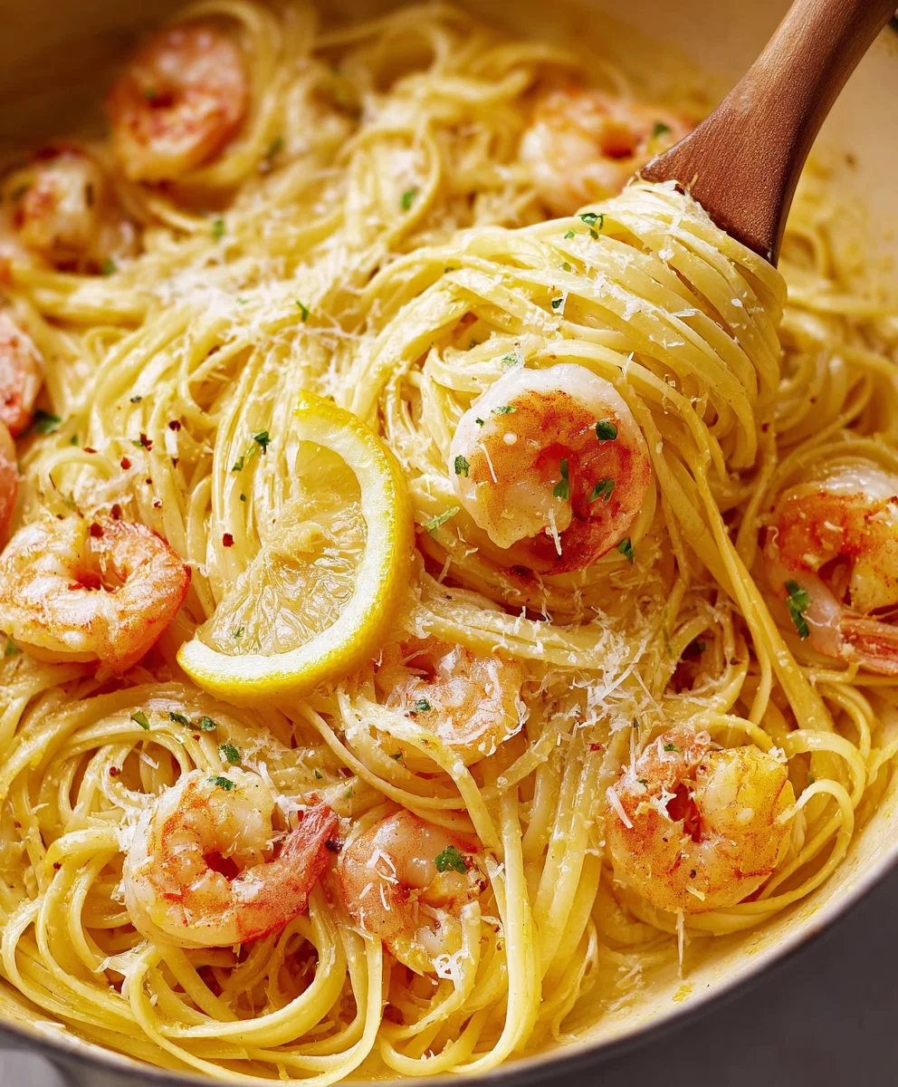 Zitronen-Garnelen Pasta: Einfach & Lecker