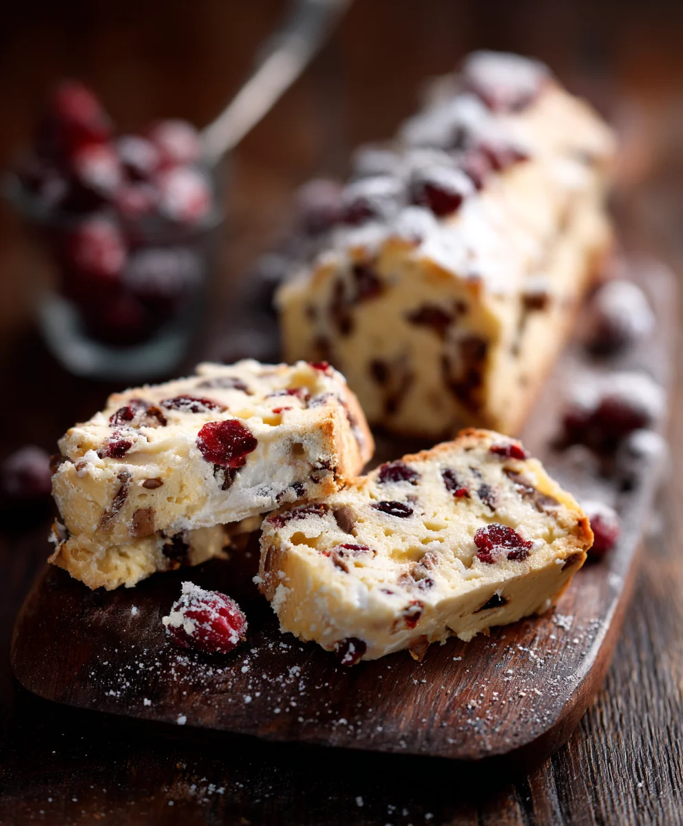 Stollenkonfekt mit Quark: Cranberry-Genuss ohne Alkohol