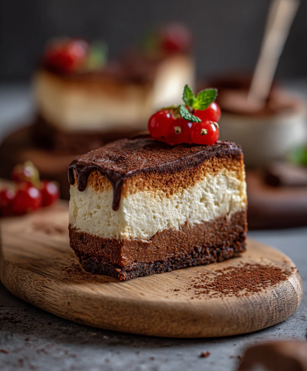 Alkoholfreier Brownie Cheesecake: Genuss pur!