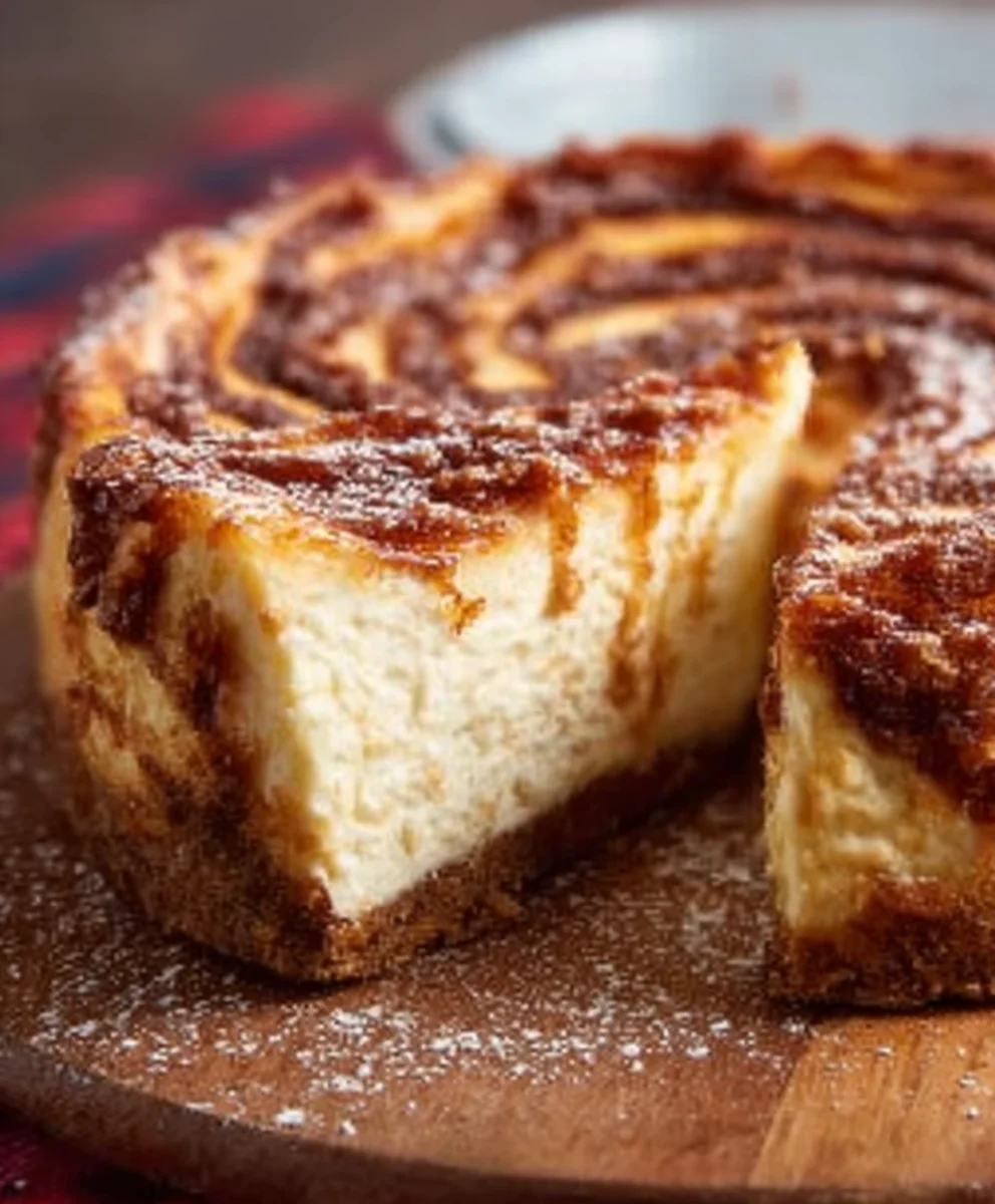 Zimtschnecken-Käsekuchen: Keksboden-Traum