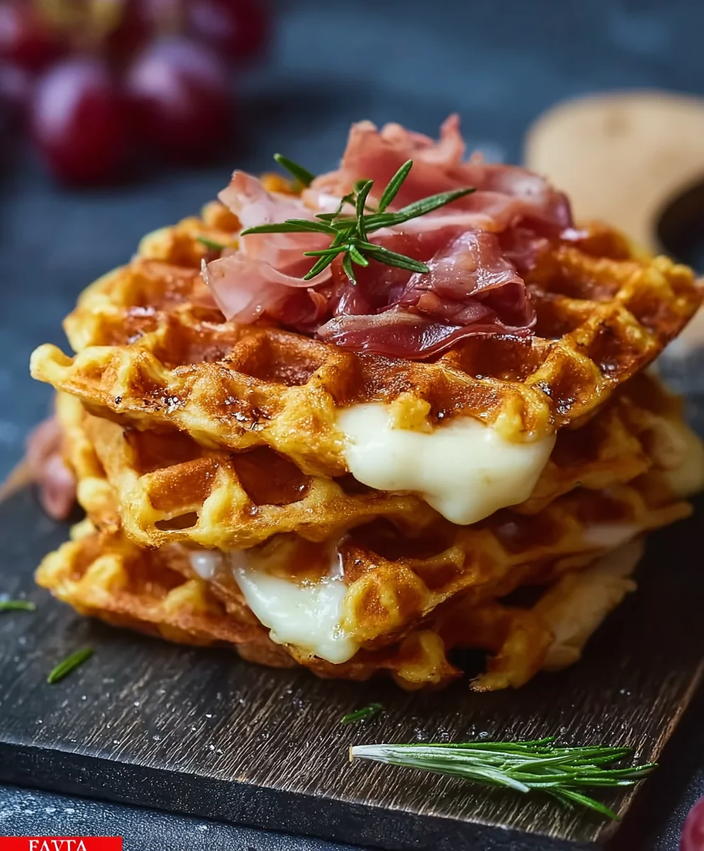 Herzhafte Rinderwaffeln mit Käse – Einfach genießen!