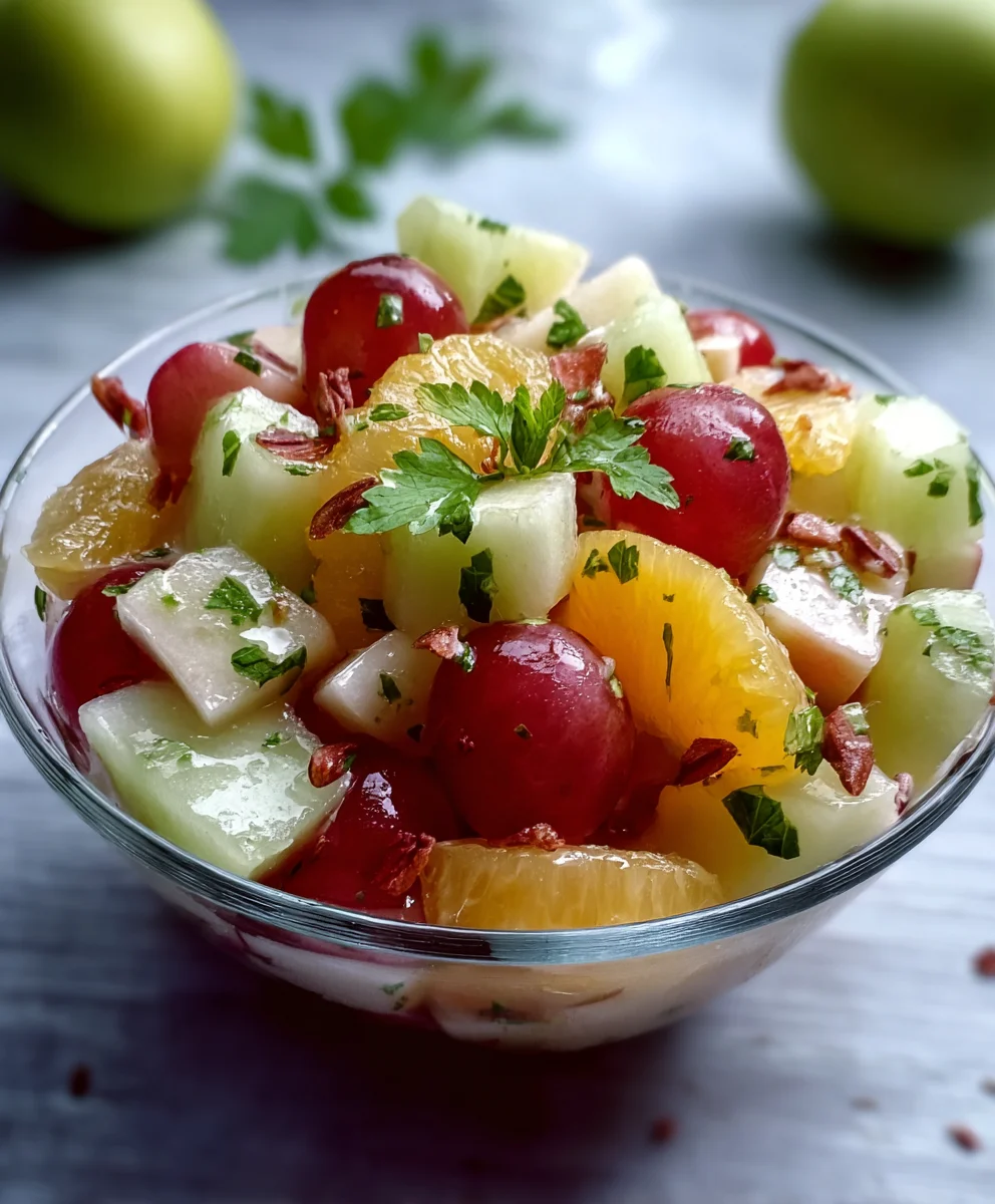 Frischer Apfel-Obstsalat: Perfekt für Feiern