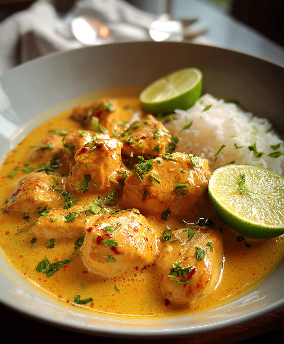 Zartes Hähnchen in Kokos-Limette: Schnell & Lecker