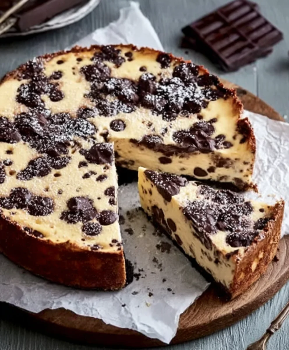 Stracciatella-Käsekuchen: Cremig & Einfach!