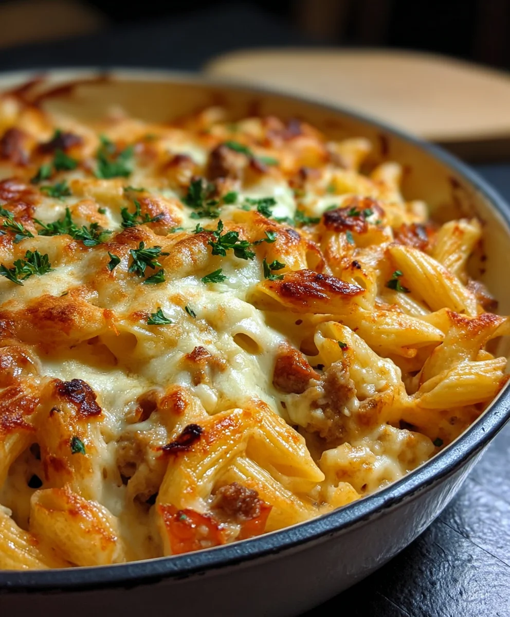 Blitz Nudel-Hack Auflauf: Einfach & Lecker