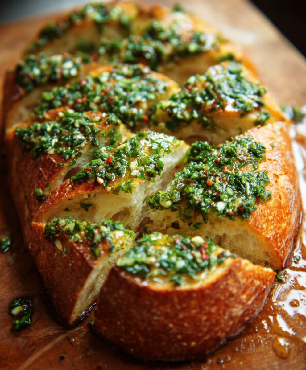 Chimichurri Knoblauchbrot: Dein knackiges Genuss-Highlight!