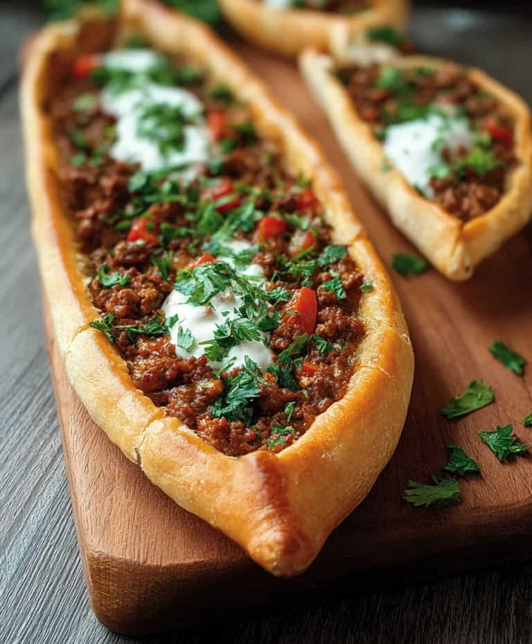 Hackfleisch-Pide: Türkische Pizza einfach & lecker