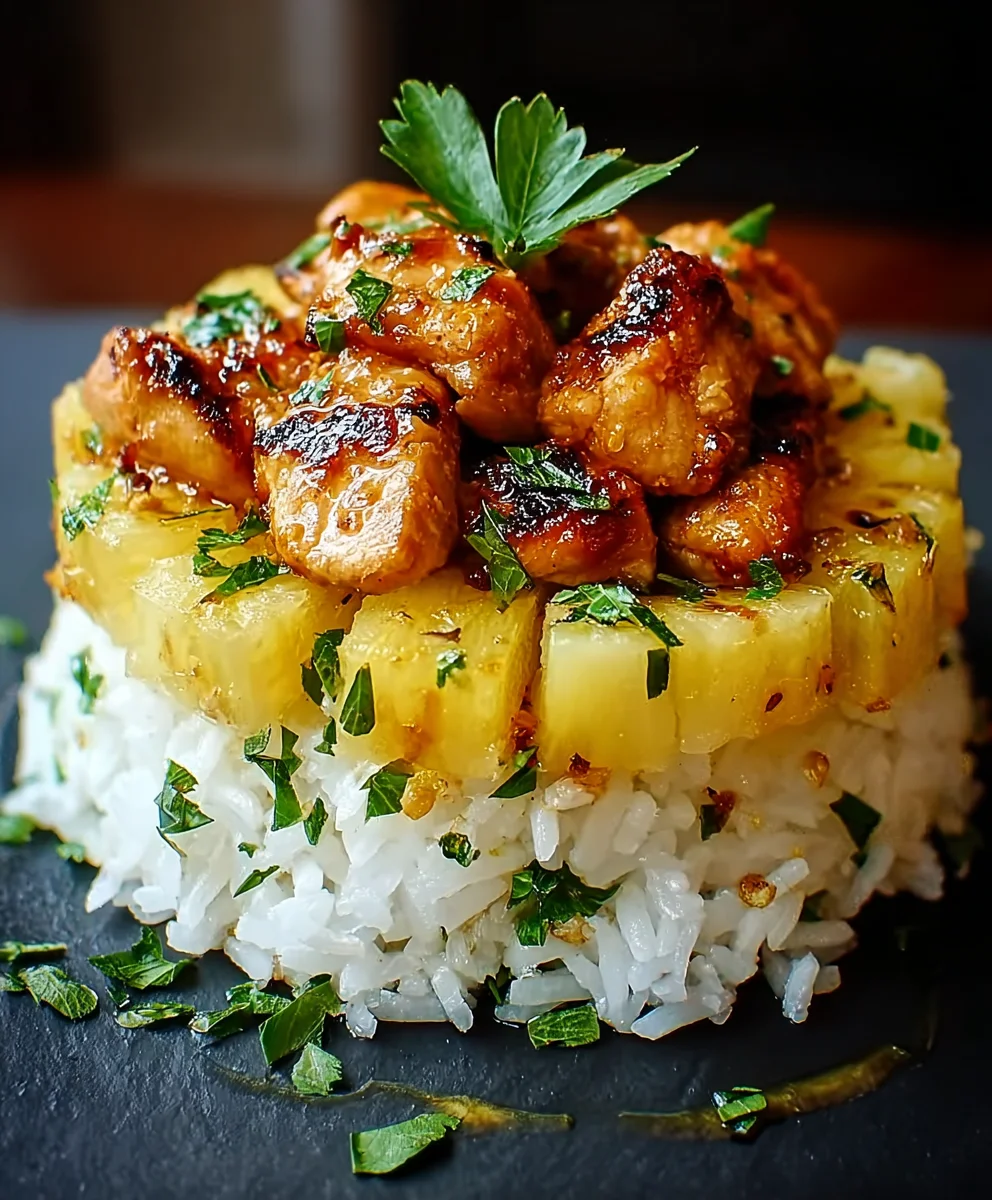 Ananas-Hähnchen Reis: Schnelles Tropen-Gericht