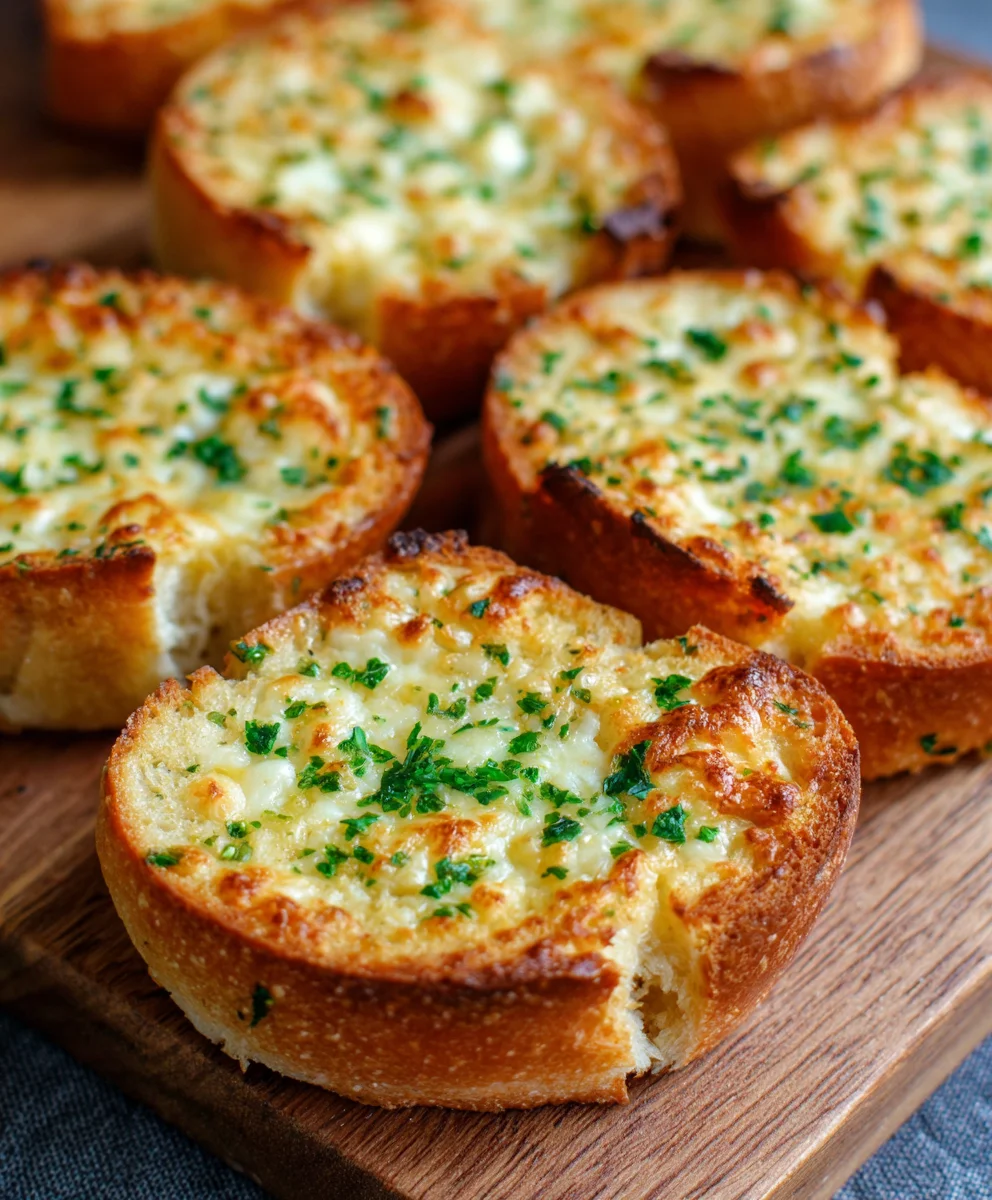 Käsige Knoblauchbrot Häppchen – Einfach & Lecker!