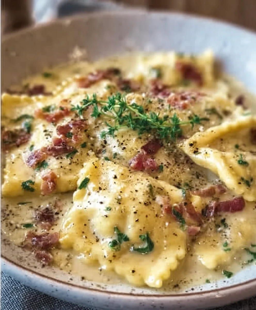 Maultaschen Carbonara: Rinderhack & lecker kochen!