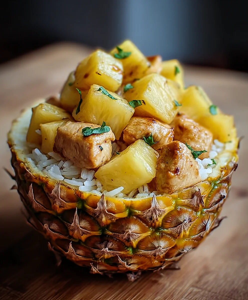 Ananas-Hähnchen Reis: Schnelles Tropen-Gericht