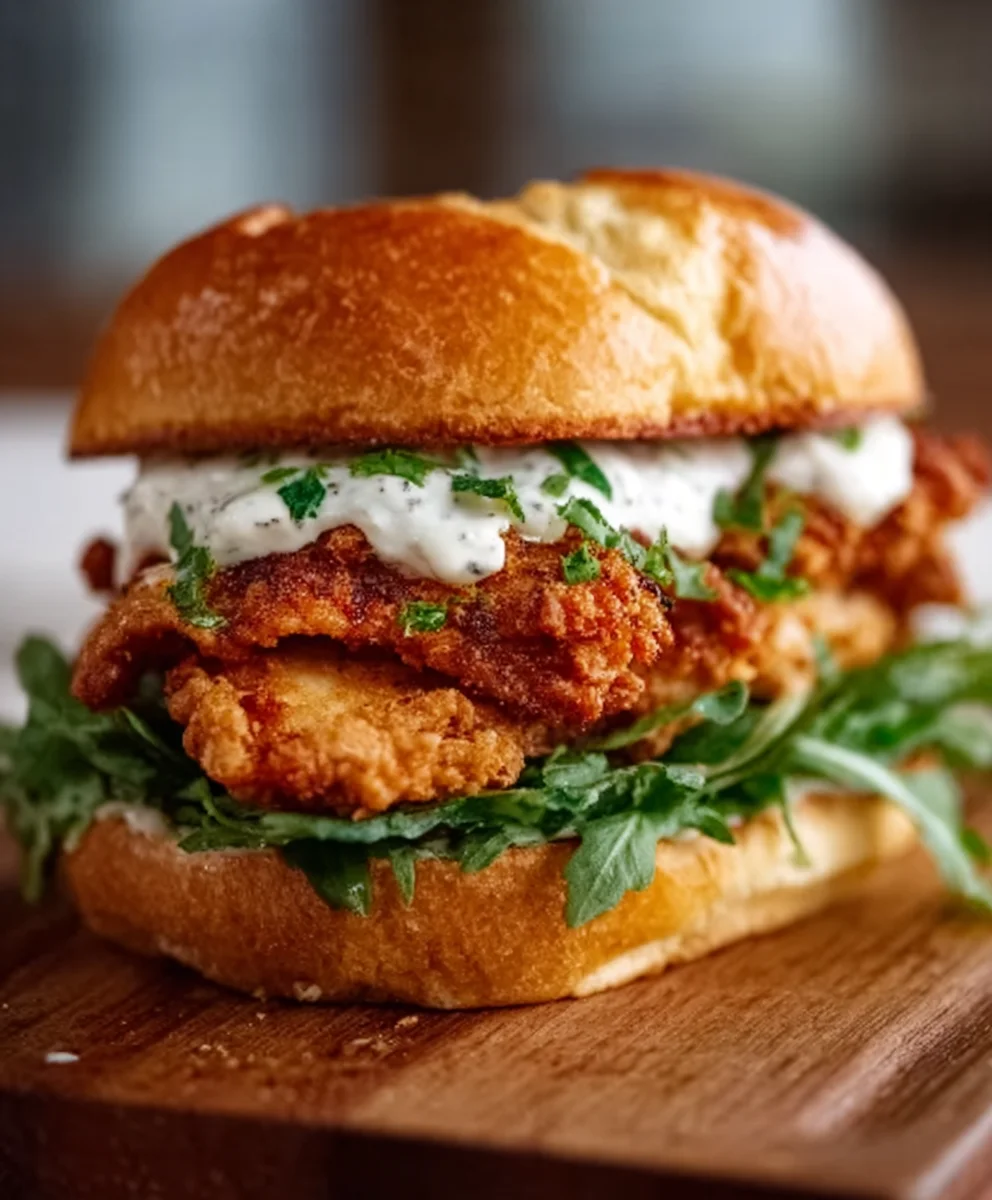 Cajun Chicken Sandwich: Saftig & Knusprig mit Knoblauch Aioli