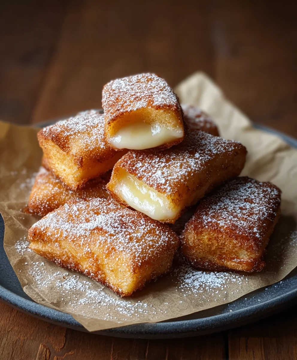 Schnelle Apfel-Toaststäbchen in der Heißluftfritteuse