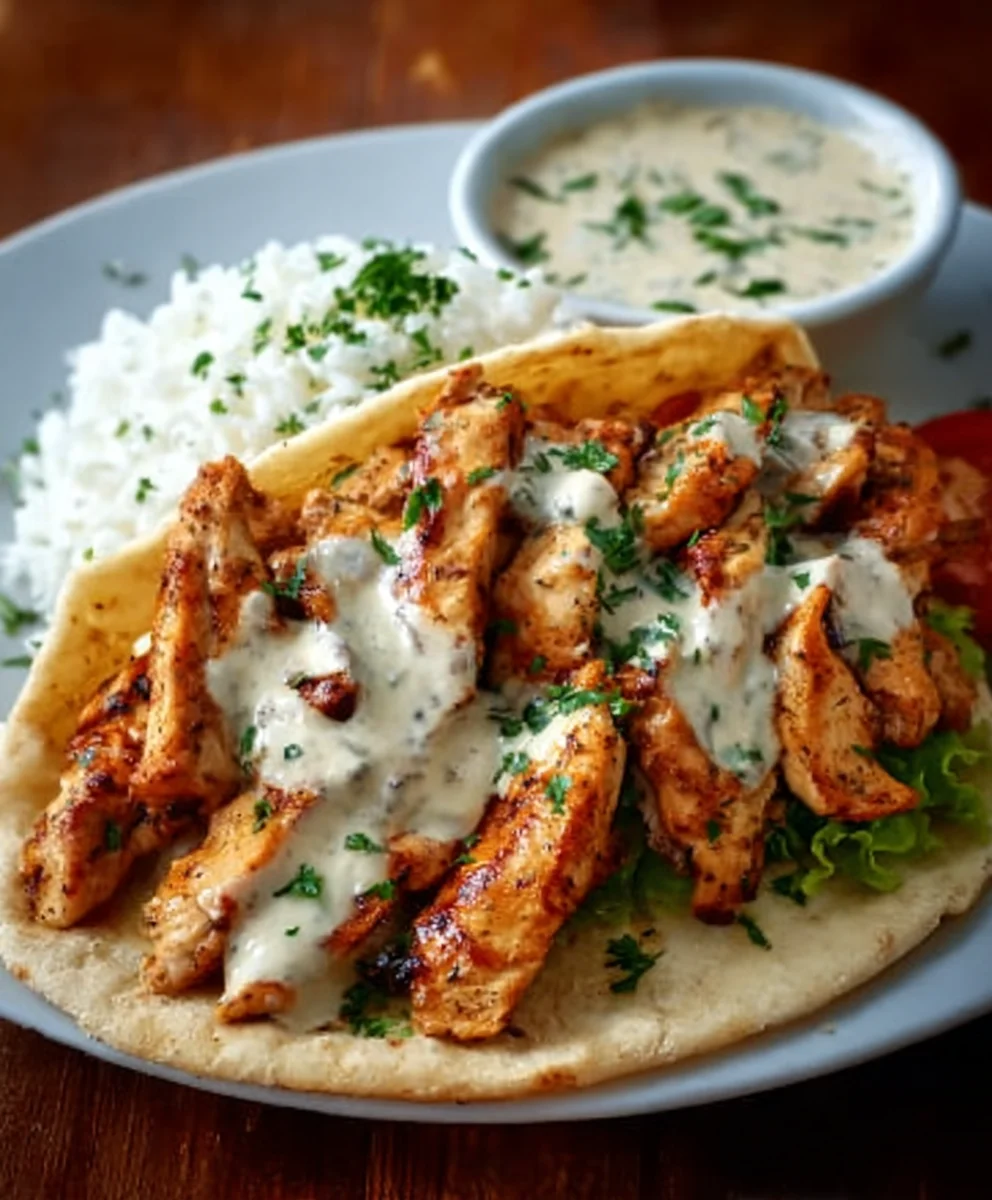 Einfaches Hähnchen-Gyros: Cremig, Ultimate Rezept