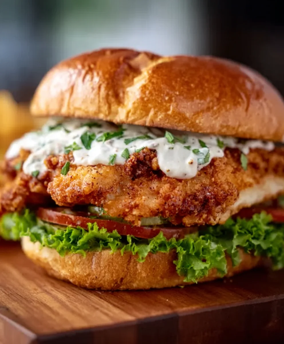 Cajun Chicken Sandwich: Saftig & Knusprig mit Knoblauch Aioli