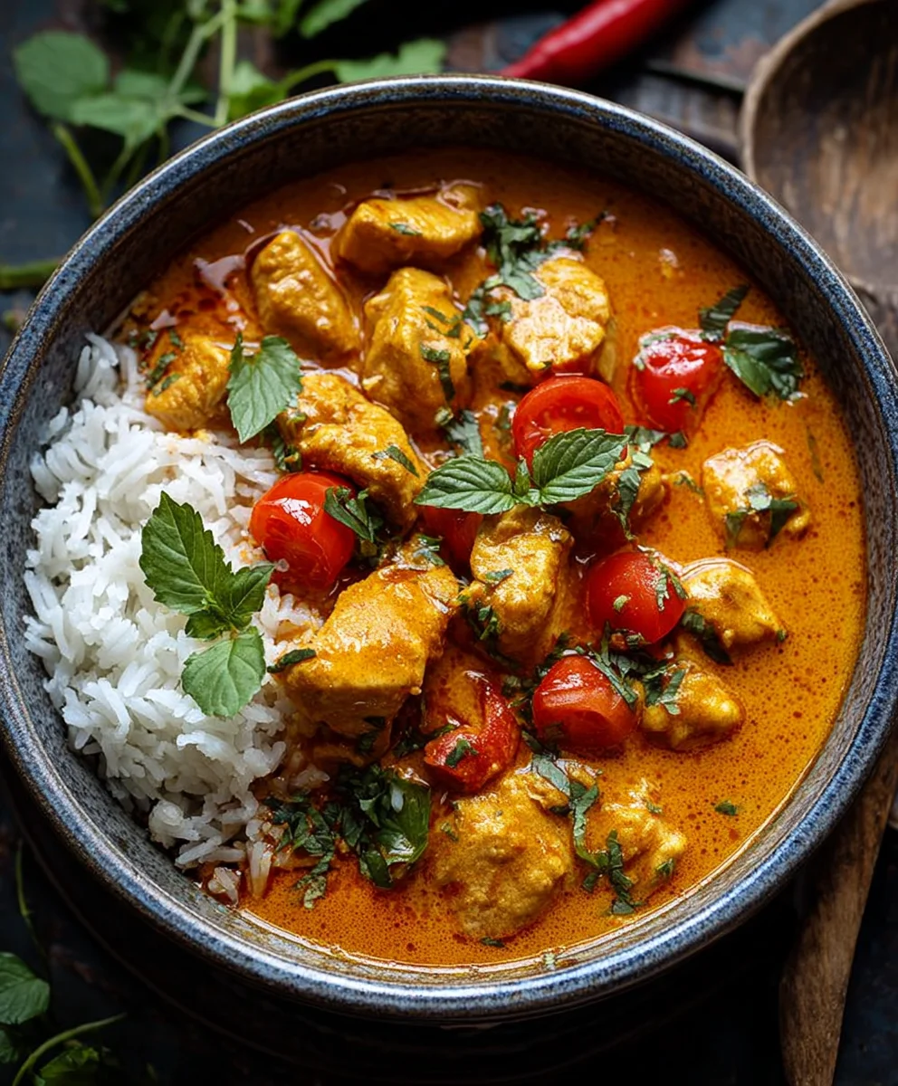 Afrikanisches Kokos-Hähnchen-Curry: Ultimativ lecker & einfach