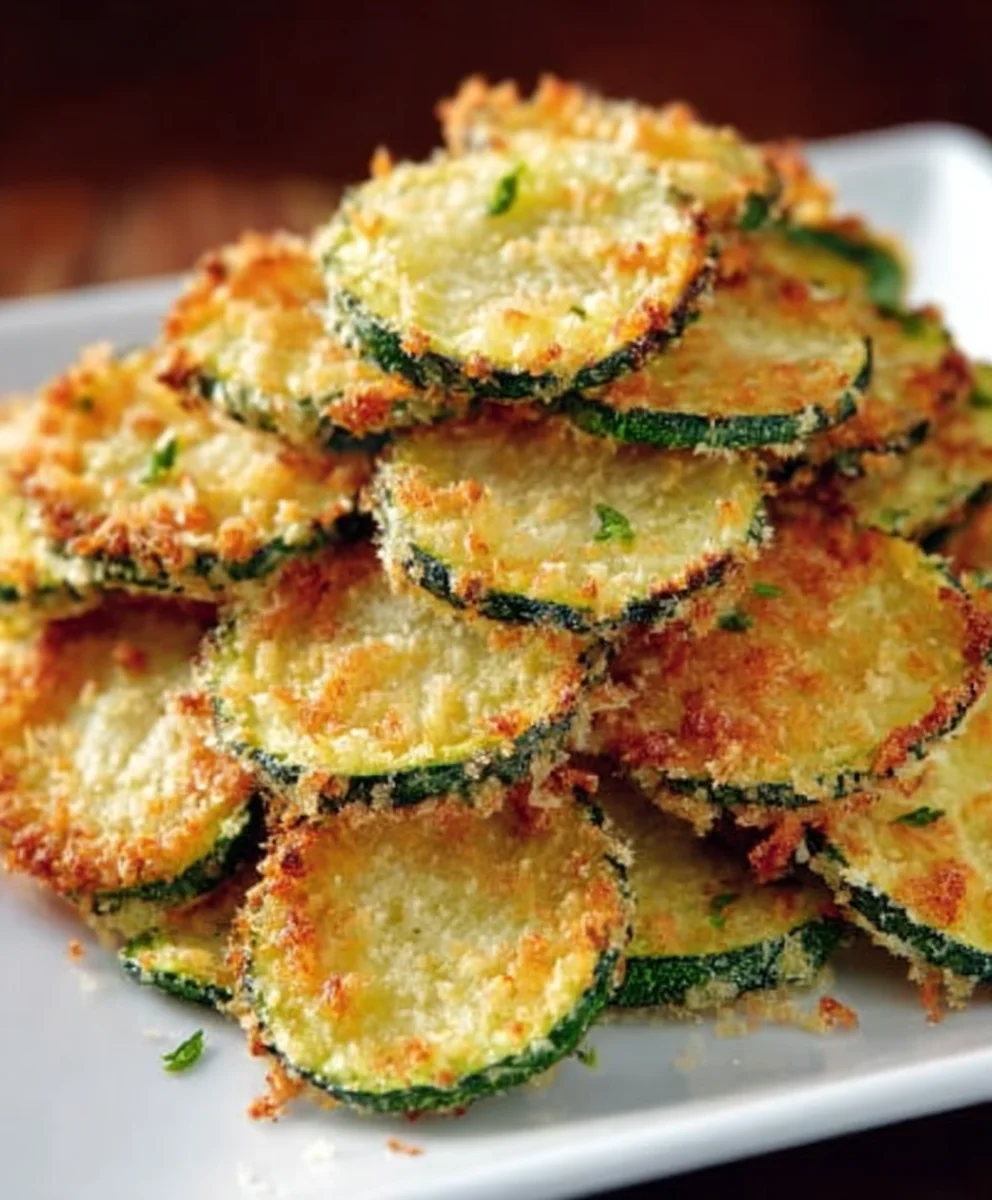 Zucchini Parmesan Chips: Knusprig & Lecker