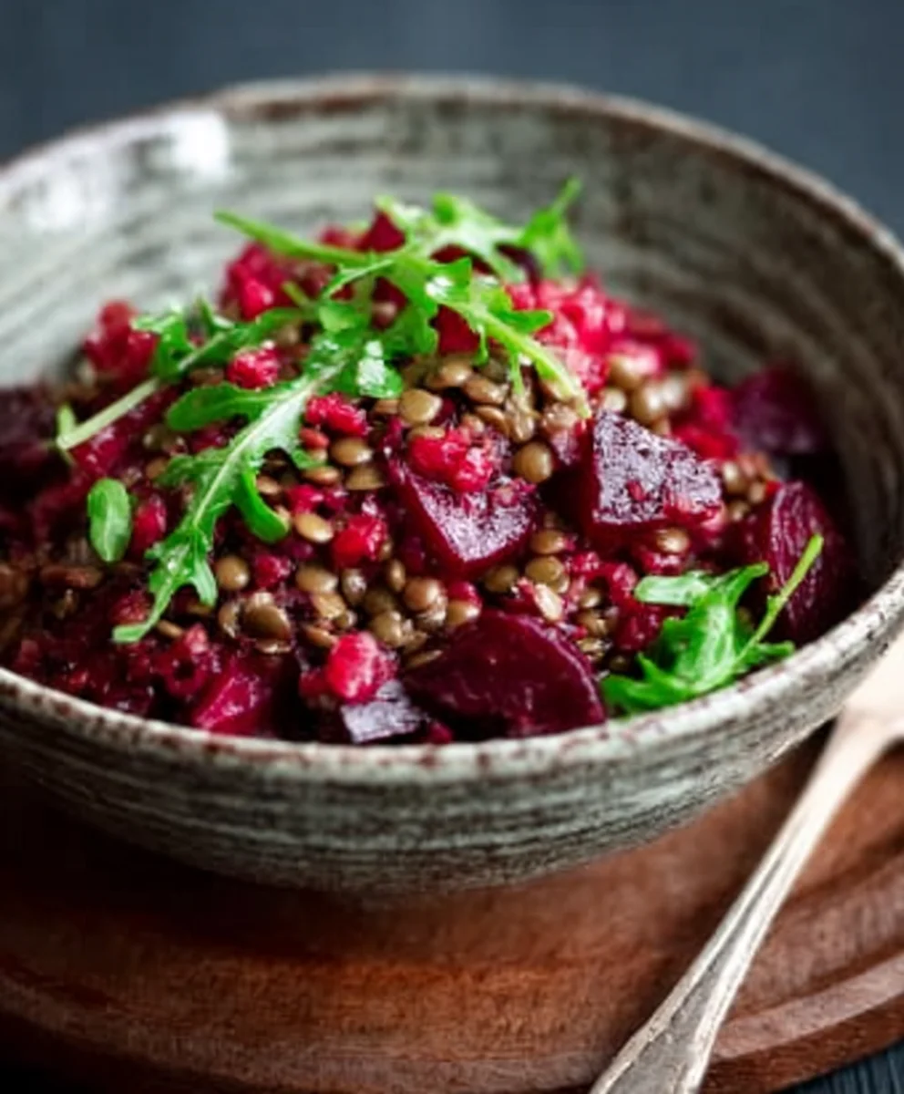 Rote Bete Linsen Salat: Gesund & Lecker