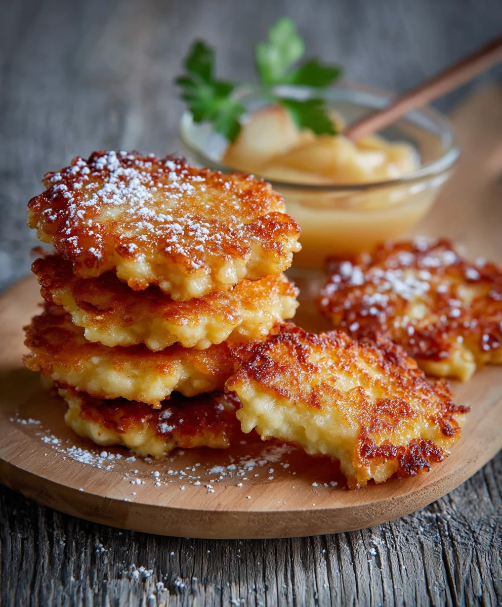 Milchreispuffer mit Apfel: Einfach & Lecker Rezept