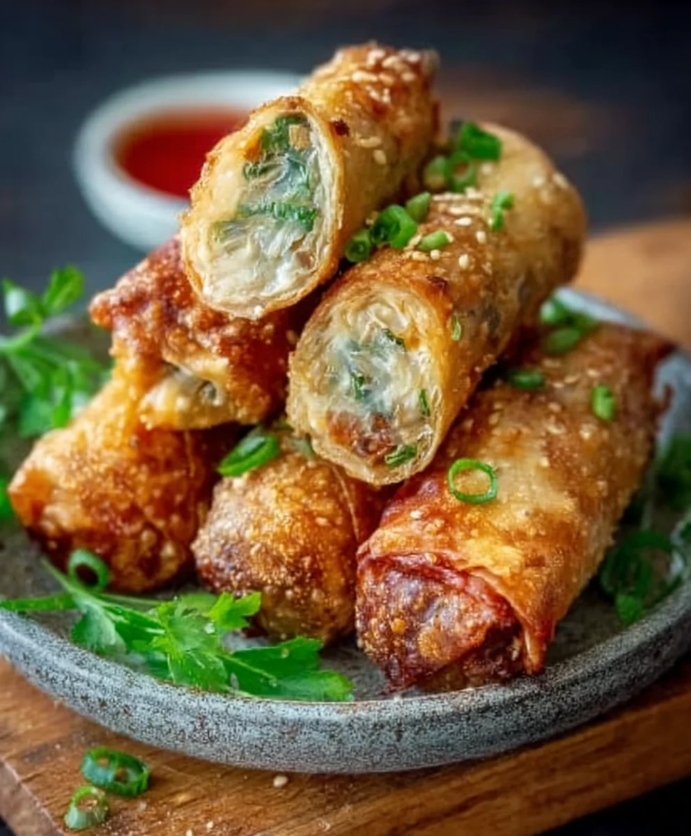 Crispy Rinder-Frühlingsrollen Airfryer: Ultimatives Rezept