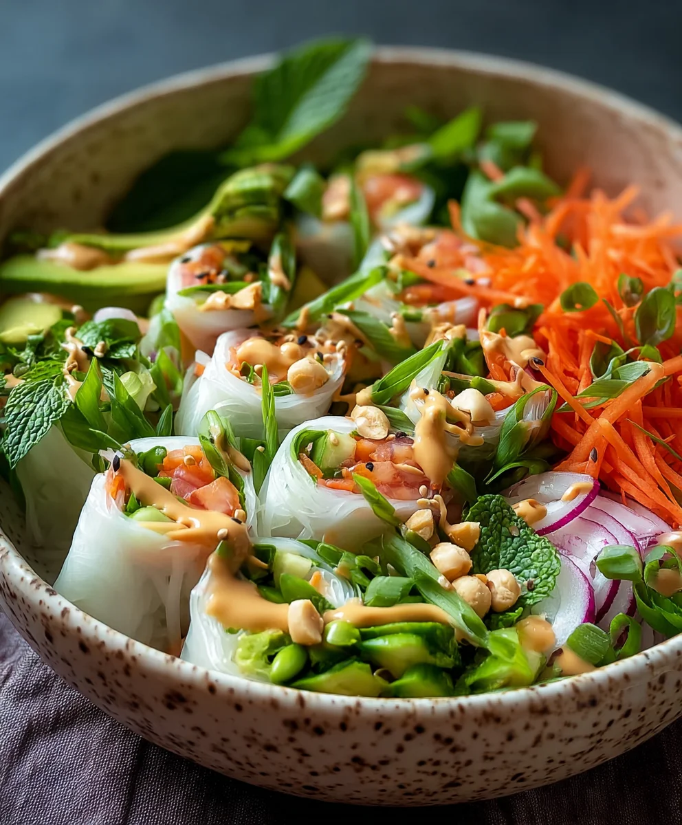 Frühlingsrollen-Salat: Frisch & Knackig – Einfach Gut