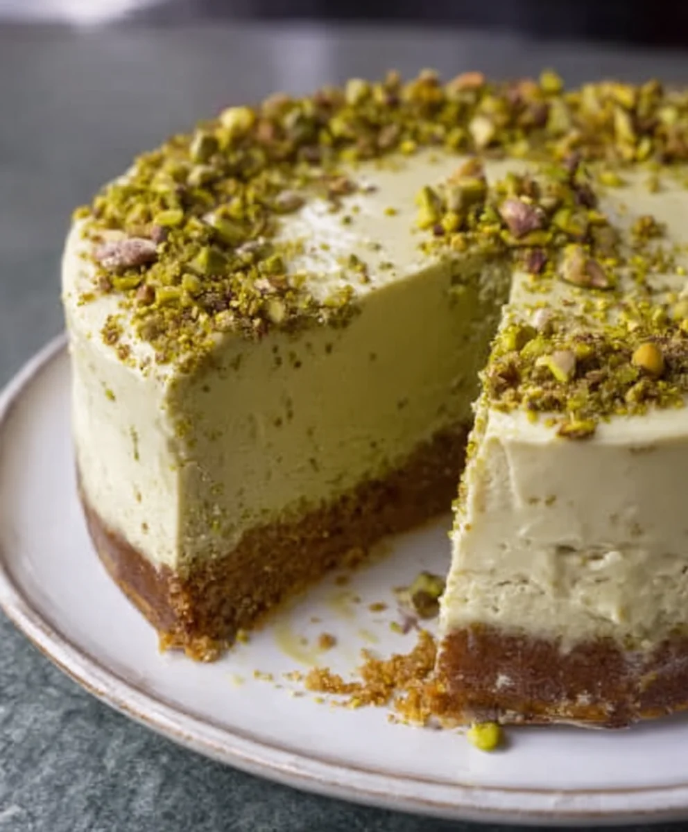 Cremiges Pistazien-Käsekuchen-Rezept | Jetzt backen!