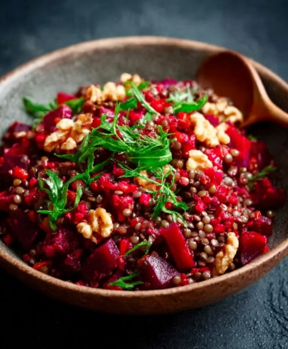 Rote Bete Linsen Salat: Gesund & Lecker