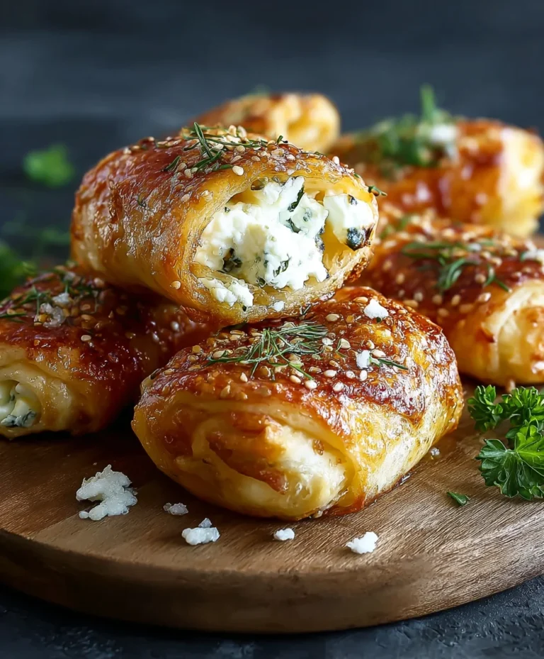 Knusprige Ofen-Feta-Röllchen: Einfach & Lecker